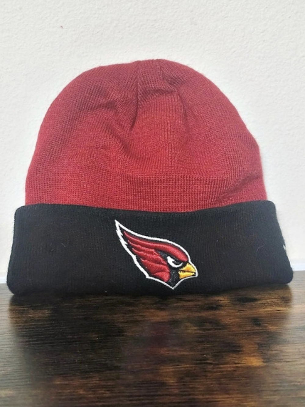 New Era NFL Arizona Cardinals knit cuffed beanie Red & Black